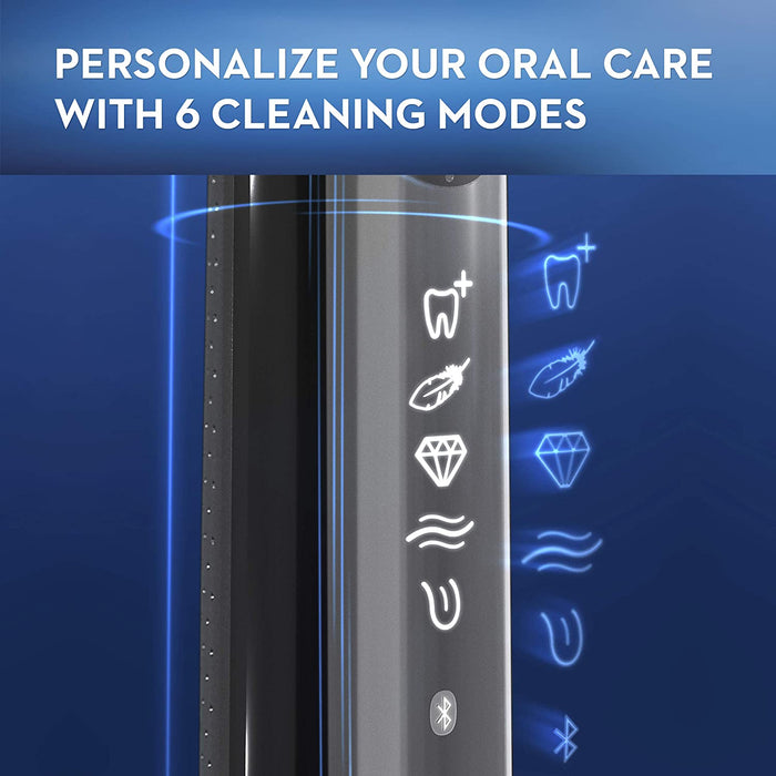 Oral-B Genius X 10000 Luxe Edition Electric Rechargeable Toothbrush - Anthracite Black [Personal Care]