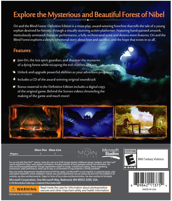 Ori and the Blind Forest - Definitive Edition [Xbox One]
