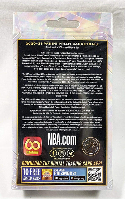 Panini 2020-21 Prizm NBA Basketball Hanger Box - 20 Cards