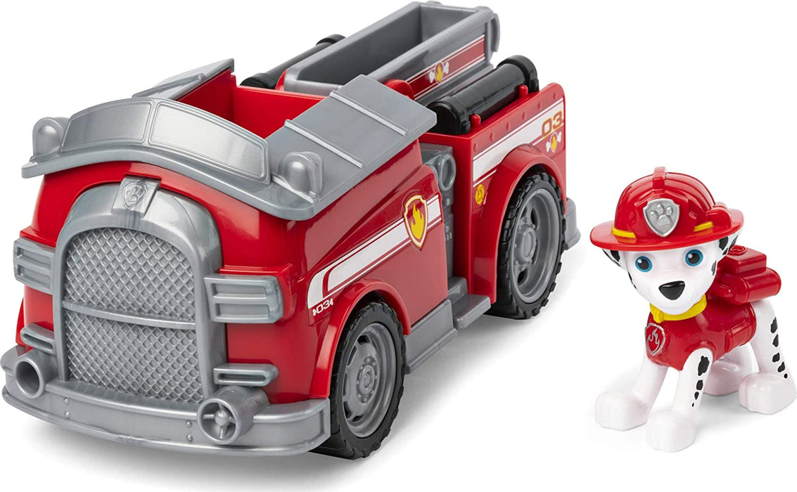 PAW Patrol Marshall’s Fire Engine Vehicle with Collectible Figure [Toys, Ages 3+]