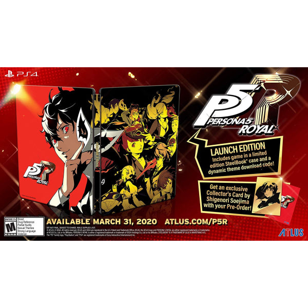 Persona 5 Royal: SteelBook Launch Edition [PlayStation 4]