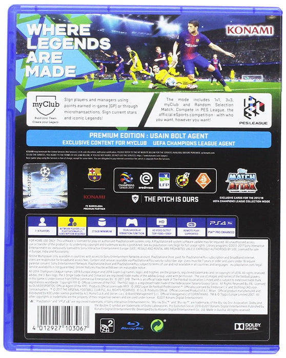PES Pro Evolution Soccer 2018 - Premium Edition [PlayStation 4]