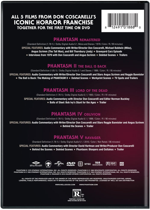 Phantasm 5-Movie DVD Collection [DVD Box Set]