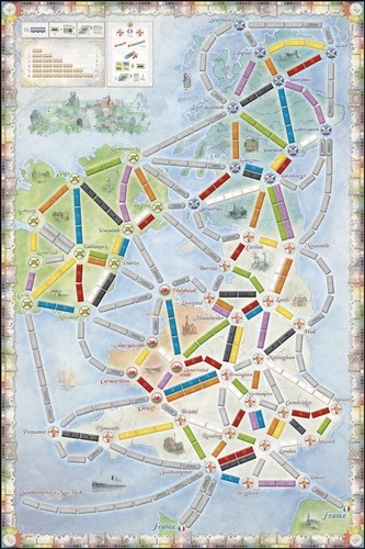 Ticket to Ride Map Collection: Volume 5 – United Kingdom & Pennsylvania [Board Game, 2-5 Players]
