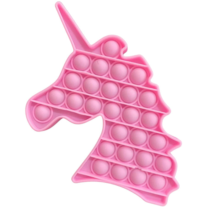 Pink Unicorn Push Pop Bubble Fidget Toy