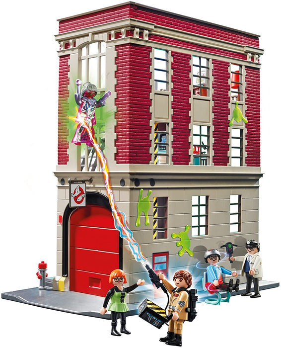Playmobil Ghostbusters Firehouse - 228 Piece Playset [Toys, #9219, Ages 6+]