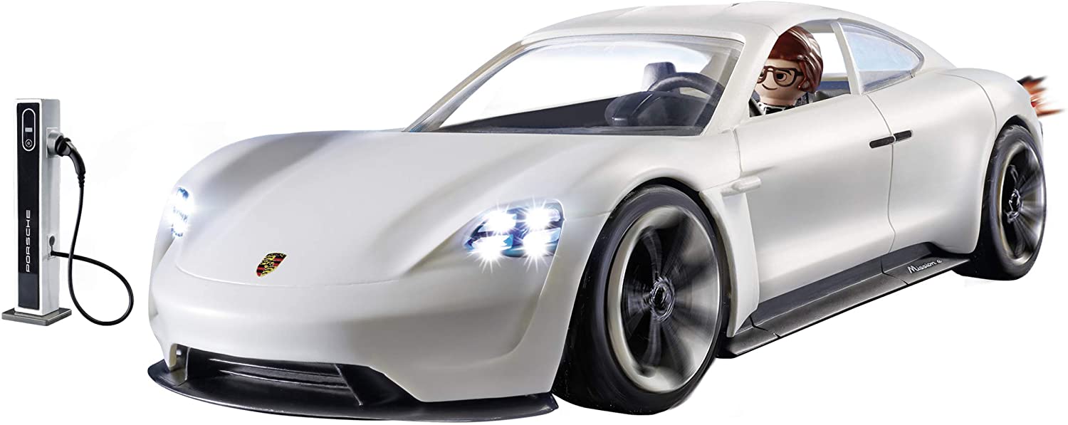 Playmobil The Movie: Rex Dasher's Porsche Mission E - 24 Piece Playset [Toys, #70078, Ages 6+]