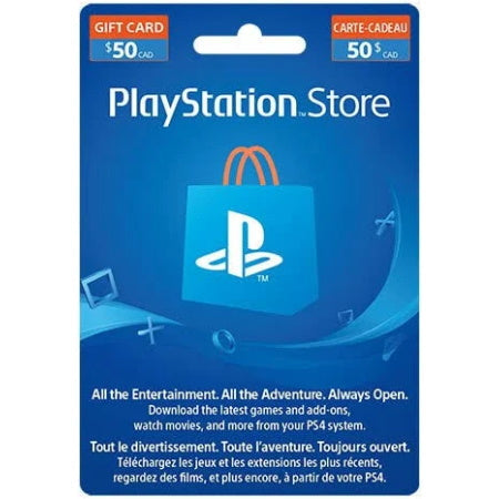 PlayStation Store Gift Card - $50 [PlayStation Accessory]