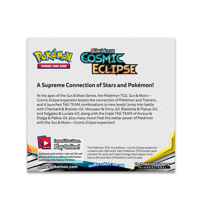 Pokemon TCG: Sun & Moon - Cosmic Eclipse Booster Box - 36 Packs