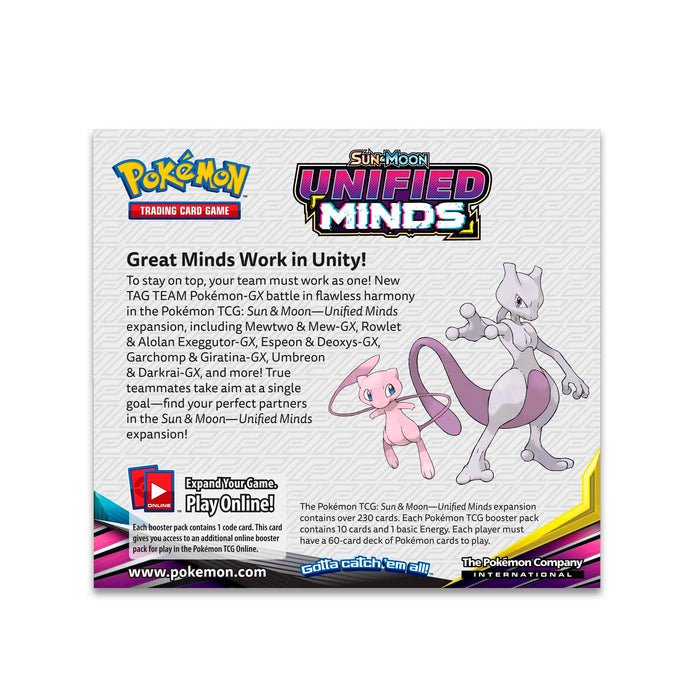 Pokemon TCG: Sun & Moon - Unified Minds Booster Box - 36 Packs