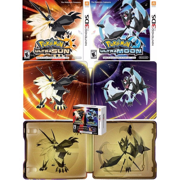 Pokemon Ultra Sun and Ultra Moon Steelbook Dual Pack Edition [Nintendo 3DS]