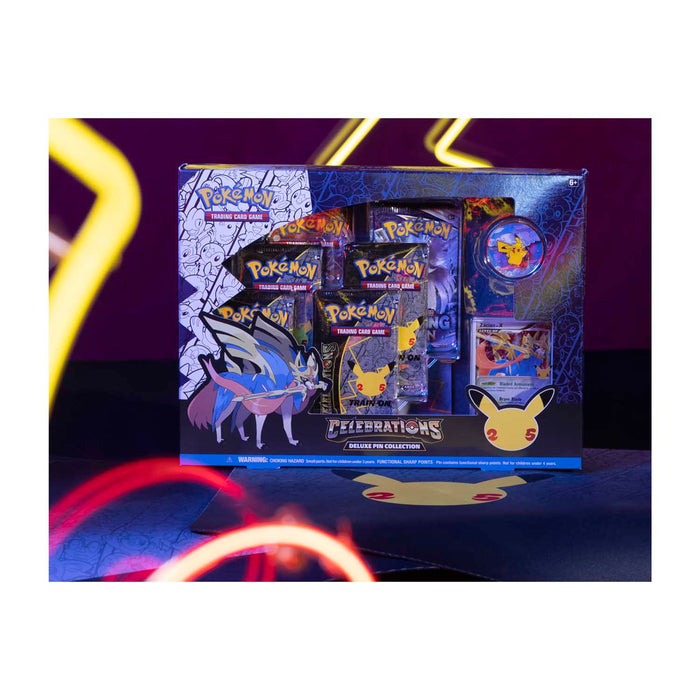 Pokemon TCG: Celebrations Deluxe Pin Collection - Zacian LV.X