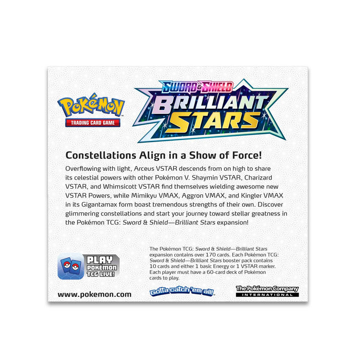 Pokemon TCG: Sword & Shield - Brilliant Stars Booster Display Box - 36 Packs