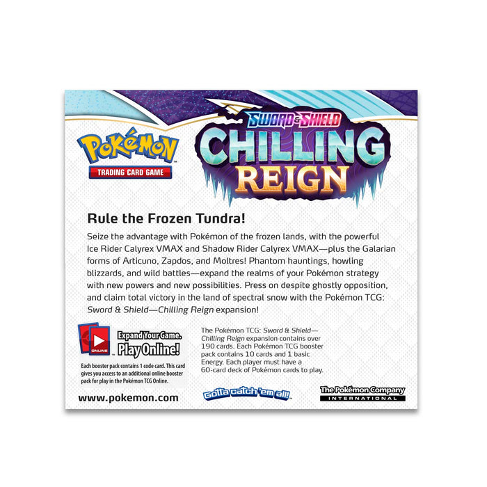 Pokemon TCG: Sword & Shield - Chilling Reign Booster Display Box - 36 Packs