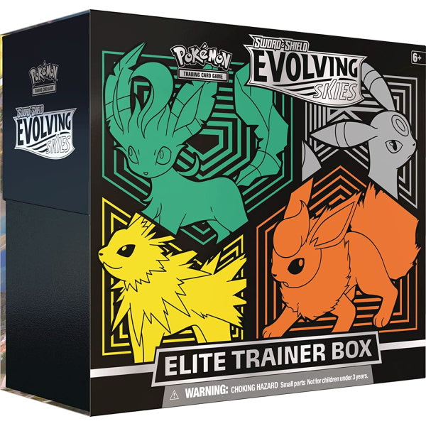 Pokemon TCG: Sword & Shield - Evolving Skies Elite Trainer Box - Jolteon, Flareon, Umbreon, & Leafeon