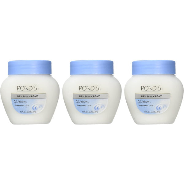Pond's Dry Skin Cream - 3 Pack - 184g / 6.5 oz [Skincare]