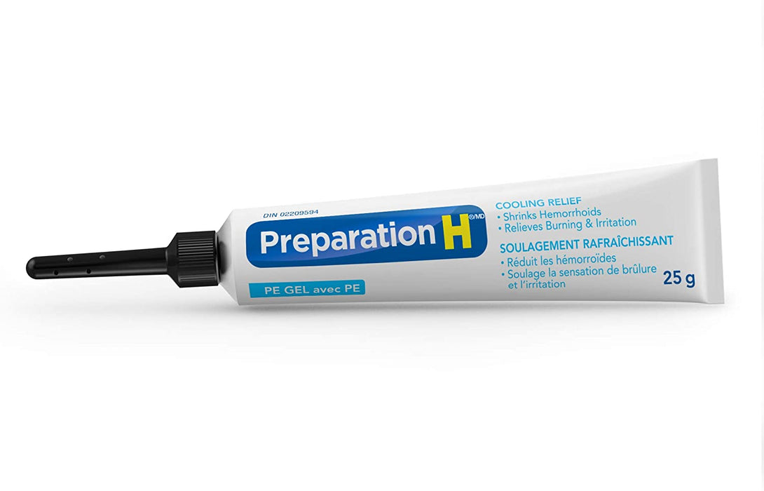 Preparation H Cooling Relief PE Gel with Phenylephrine & Witch Hazel - 25g - 2 Pack [Healthcare]