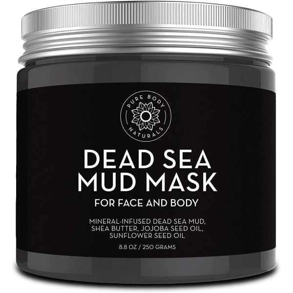 Pure Body Naturals Dead Sea Mud Mask for Face and Body - 250g / 8.8 Oz [Skincare]