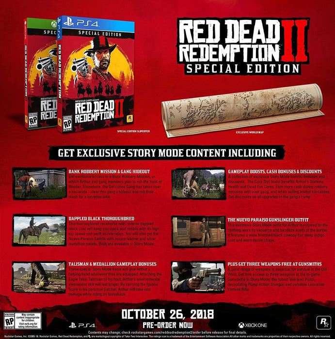 Red Dead Redemption 2 - Special Edition [PlayStation 4]