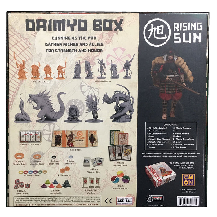 Rising Sun: Daimyo Box - Kickstarter Exclusive [Board Game, 3-6 Players]