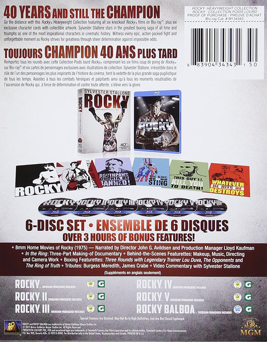 Rocky: Heavyweight Collection - 40th Anniversary Edition [Blu-Ray Box Set]