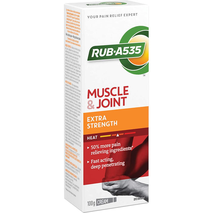 RUB A535 Extra Strength Cream for Relief of Arthritis, Rheumatic Pain, Muscle Pain, Joint & Back Pain - 100 g [Healthcare]