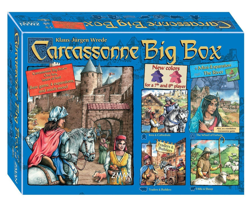 Carcassonne Big Box - 5th Edition [Board Game, 2-8 Players]