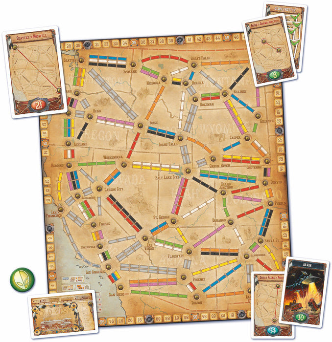 Ticket to Ride Map Collection: Volume 6 – France & Old West [Board Game, 2-6 Players]