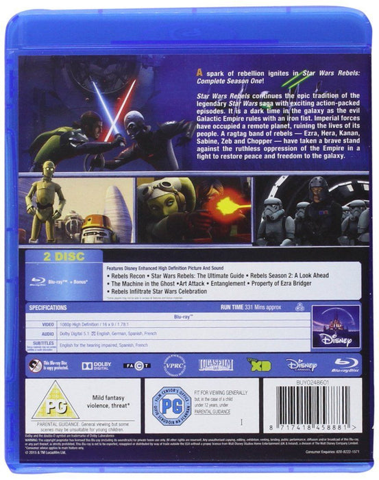 Star Wars Rebels: The Complete Season One [Blu-Ray Box Set]