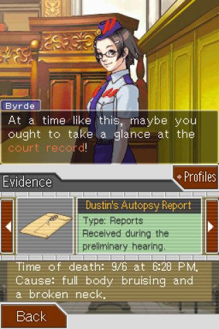 Phoenix Wright: Ace Attorney - Justice For All [Nintendo DS DSi]