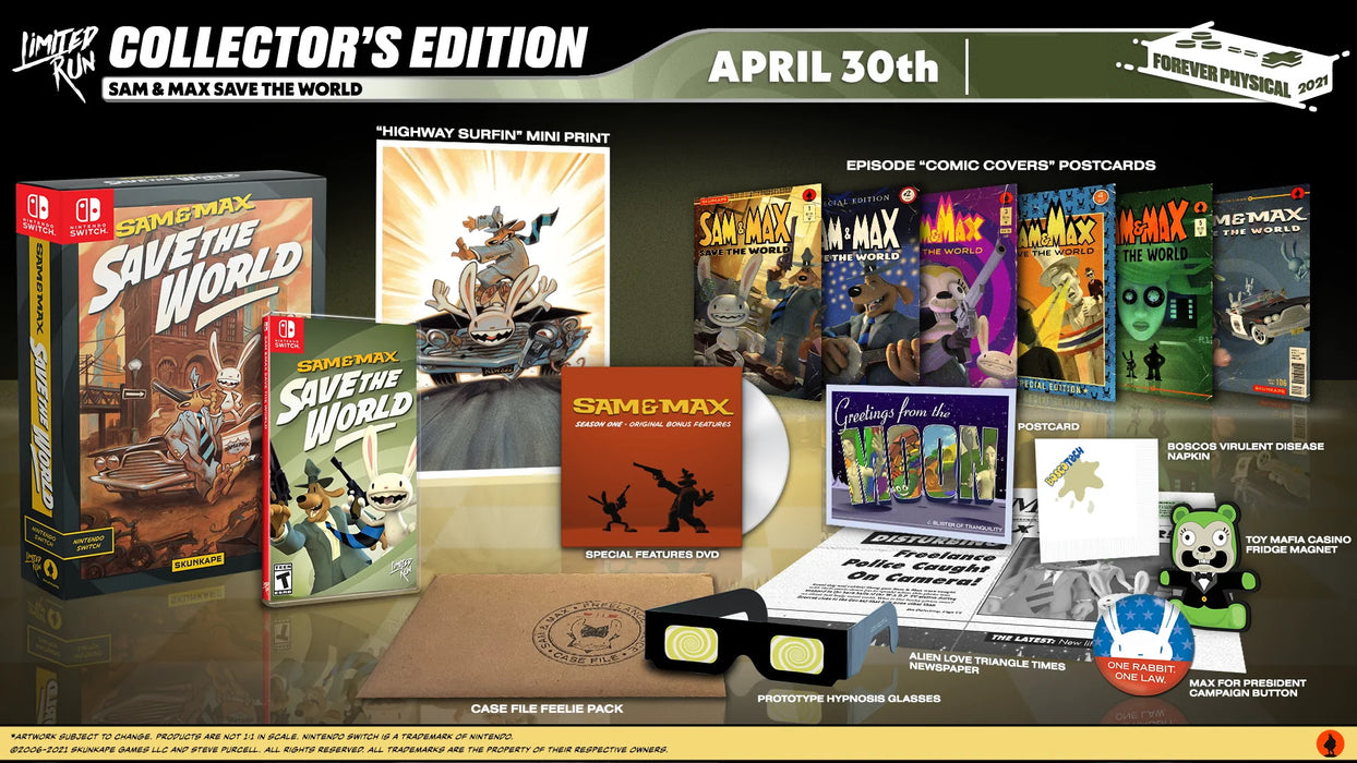 Sam & Max Save the World - Collector's Edition - Limited Run #104 [Nintendo Switch]