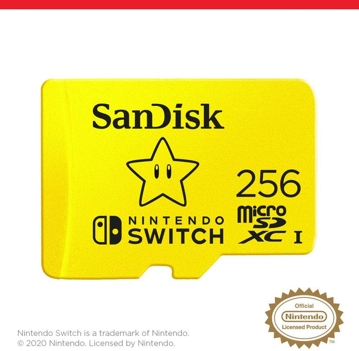 SanDisk 256GB MicroSDXC Memory Card [Nintendo Switch Accessory]