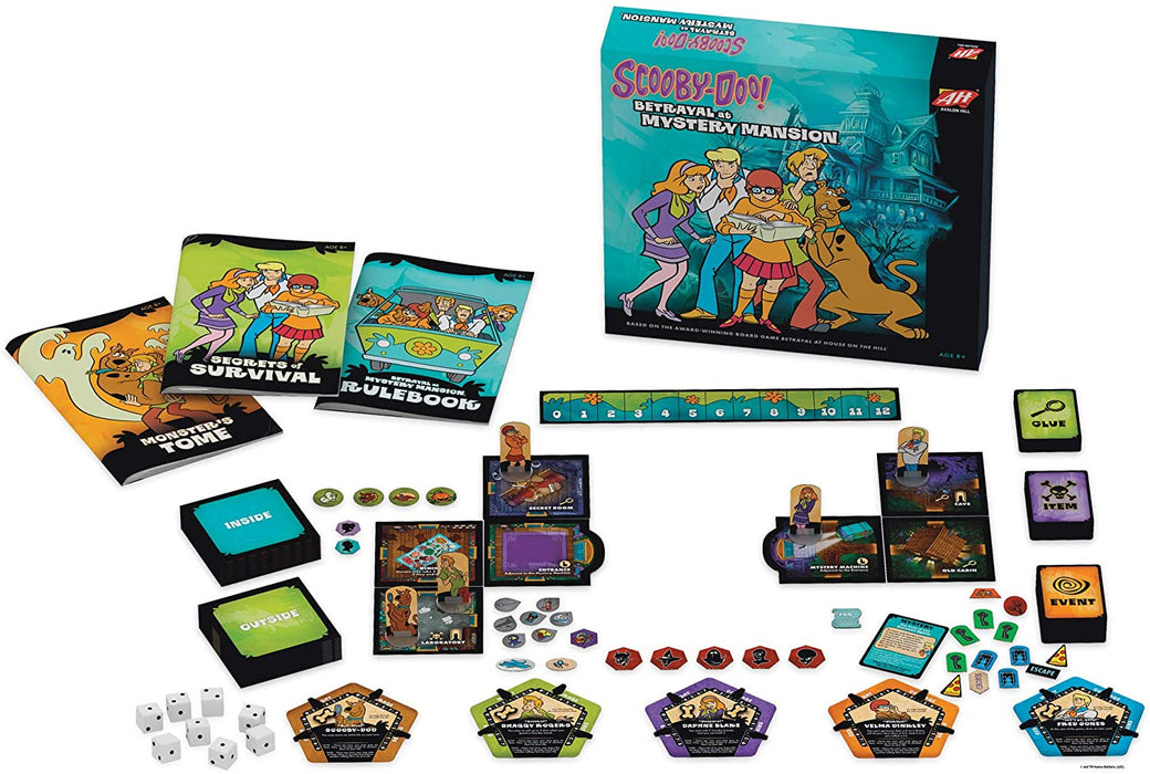 Scooby Doo: Betrayal at Mystery Mansion [Board Game, 3-5 Players]