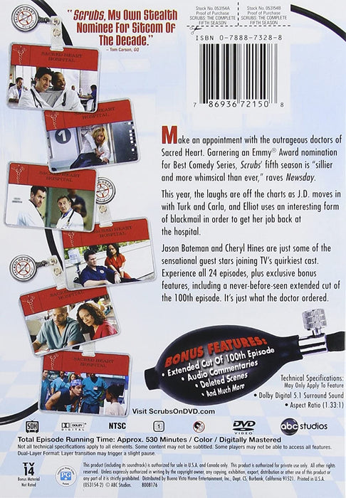 Scrubs: The Complete Fifth Season [DVD Box Set]