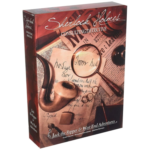 Sherlock Holmes Consulting Detective: Jack the Ripper & West End Adventures [Board Game, 1-8 Players]