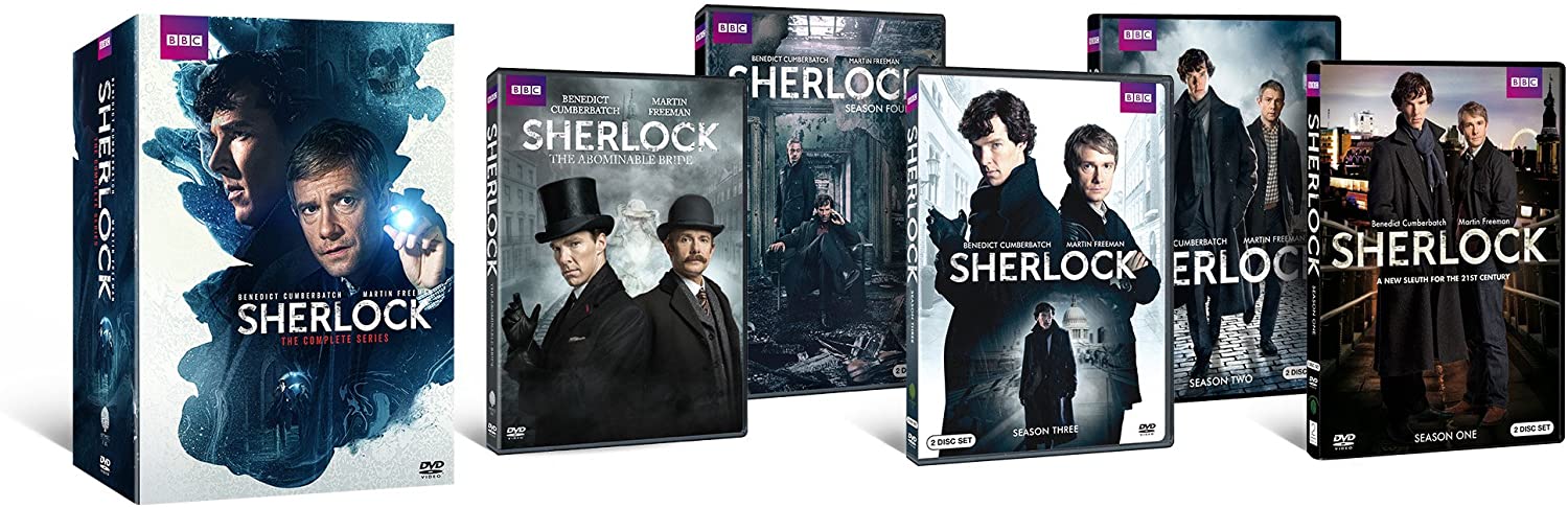 Sherlock: The Complete Series - Seasons 1-4 [DVD Box Set]