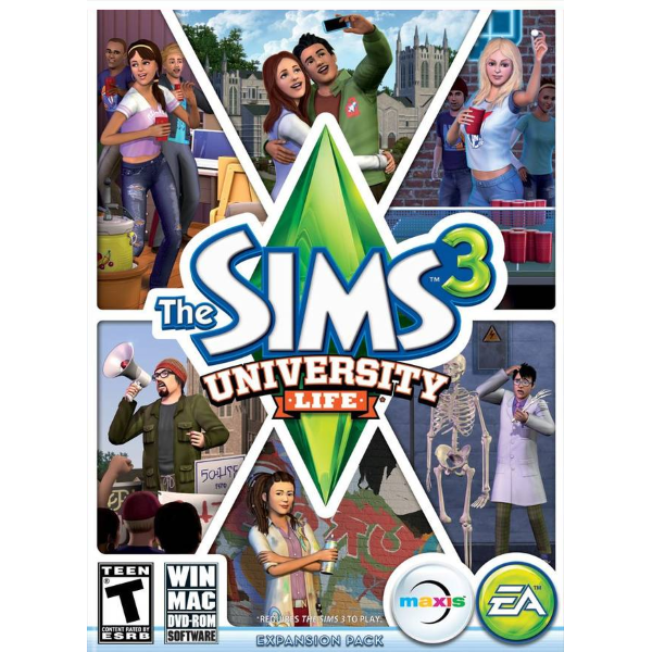 The Sims 3: University Life Expansion Pack [Mac & PC]