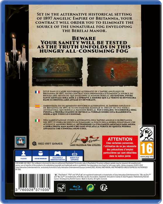 Skautfold: Shrouded in Sanity [PlayStation 4]
