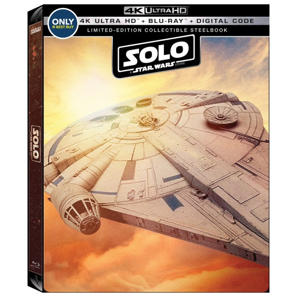Solo: A Star Wars Story - 4K Limited Edition SteelBook [Blu-Ray + 4K UHD + Digital]