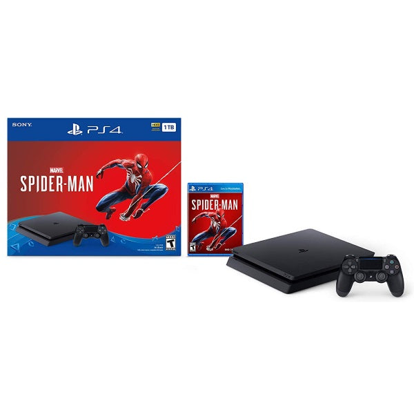 PlayStation 4 Slim Console - Marvel's Spider Man Bundle Edition [PlayStation 4 System]