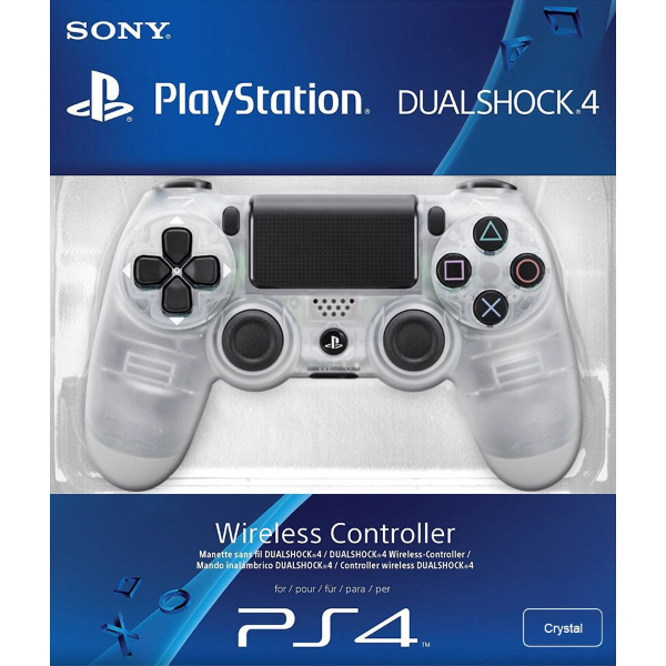 DualShock 4 Wireless Controller - Crystal Exclusive [PlayStation 4 Accessory]