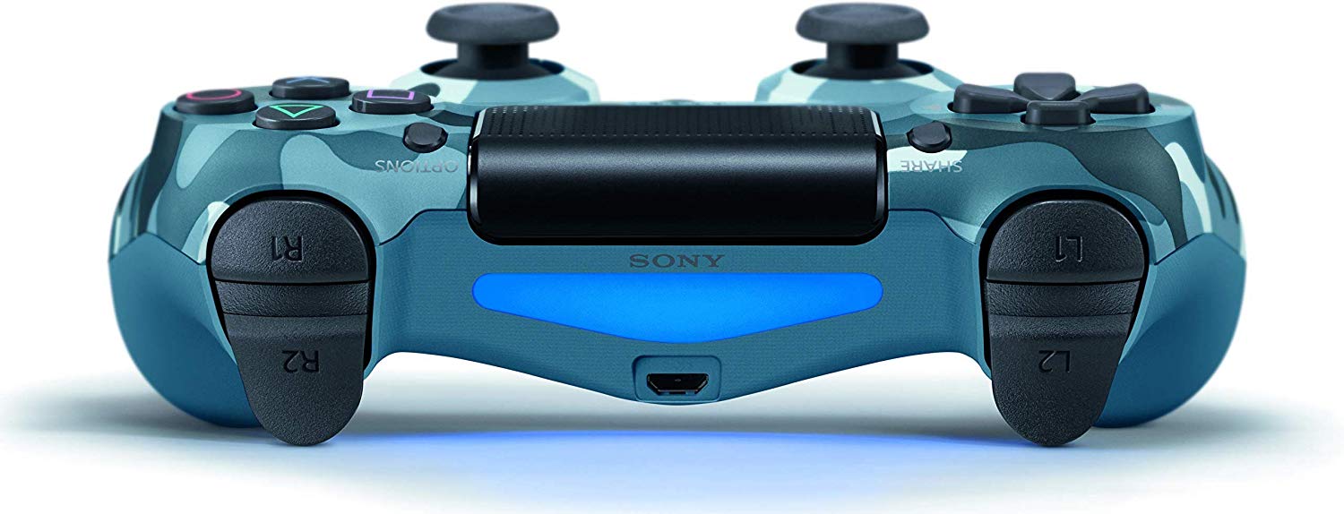 DualShock 4 Wireless Controller - Blue Camouflage [PlayStation 4 Accessory]