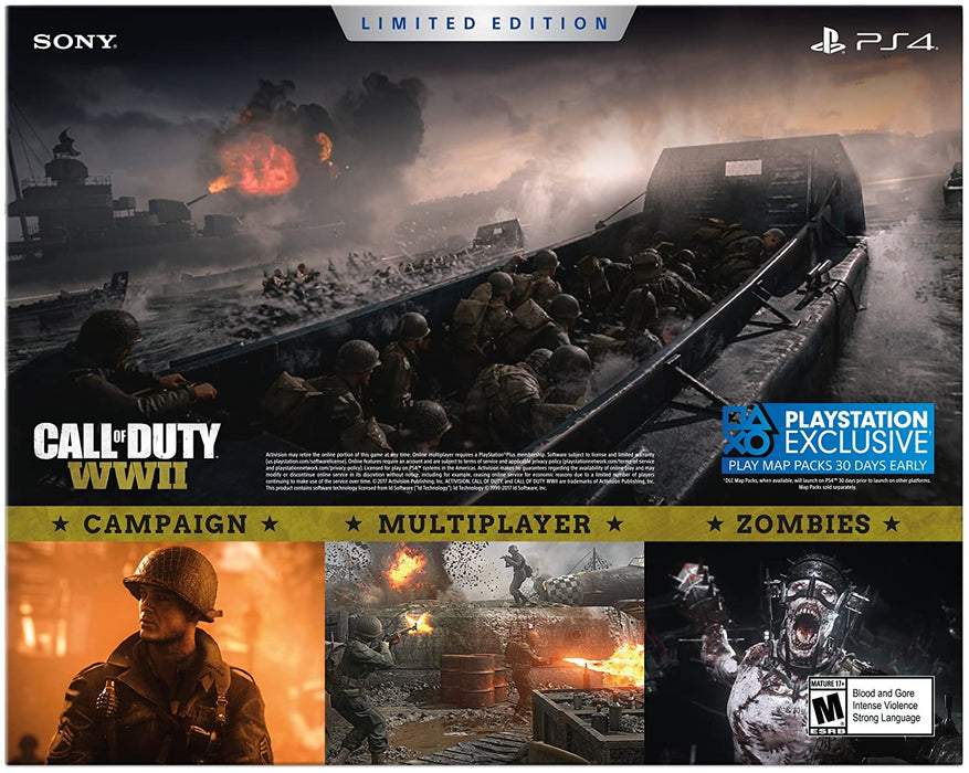 PlayStation 4 Slim Console - Call of Duty: WWII Limited Edition Bundle - 1TB [PlayStation 4 System]