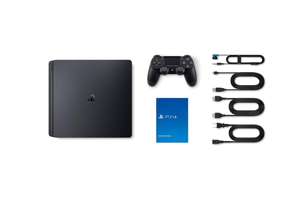 Sony PlayStation 4 Slim Console - Jet Black - 500 GB [PlayStation 4 System]
