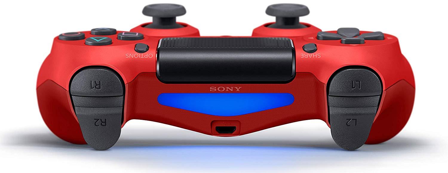 DualShock 4 Wireless Controller - Magma Red [PlayStation 4 Accessory]