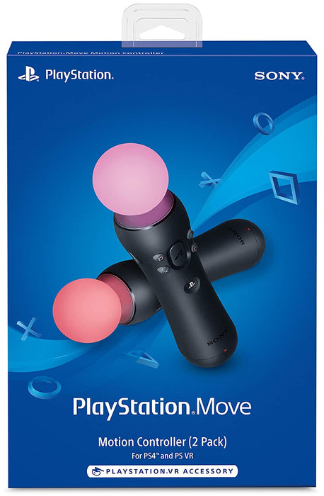 Sony PlayStation VR Move Motion Controller - 2 Pack [PlayStation 4 Accessory]