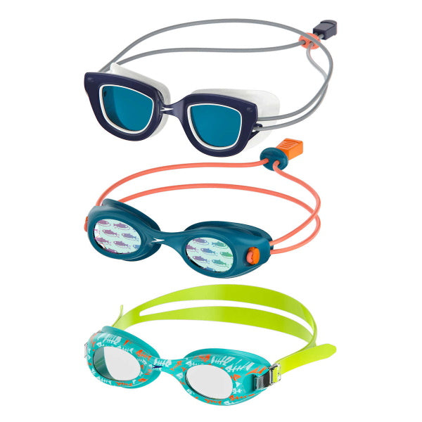 Speedo Kids UV Protection Swimming Goggles - 3 Pack [Sports & Outdoors]