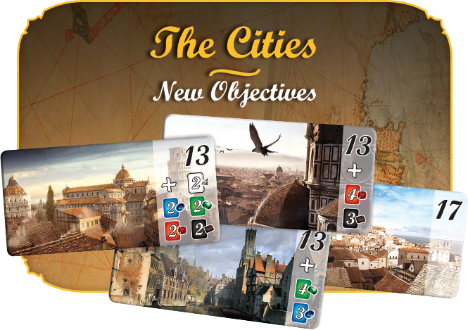 Cities of Splendor Expansions [Board Game, 2-4 Players]