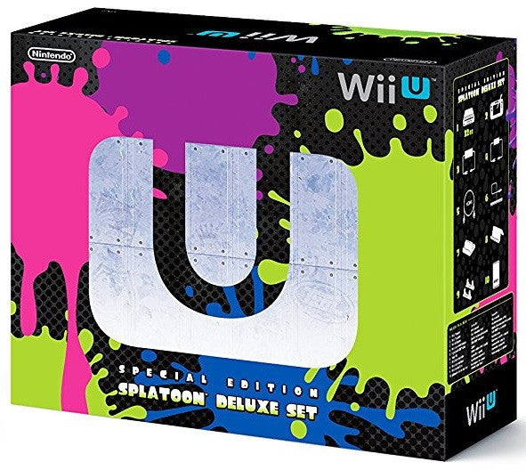 Nintendo Wii U Console - Special Edition Splatoon Deluxe Set 32GB [Nintendo Wii U System]