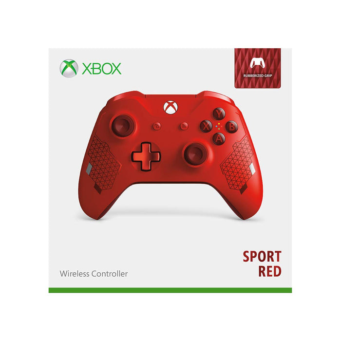 Xbox One Wireless Controller - Sport Red [Xbox One Accessory]